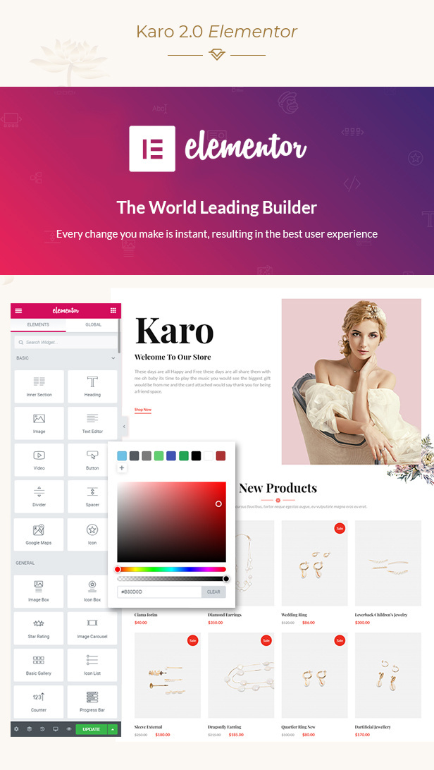 Karo | Jewelry Diamond WooCommerce WordPress Theme